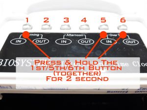 How to reset BIOSYSTEM Punch Card Machine / Time Recorder Machine ...